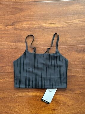 Nike One Light-Support Lightly Lined Longline Printed Sports Bra